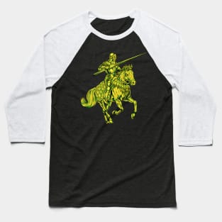 Medieval Knight on Horseback - Jousting Baseball T-Shirt